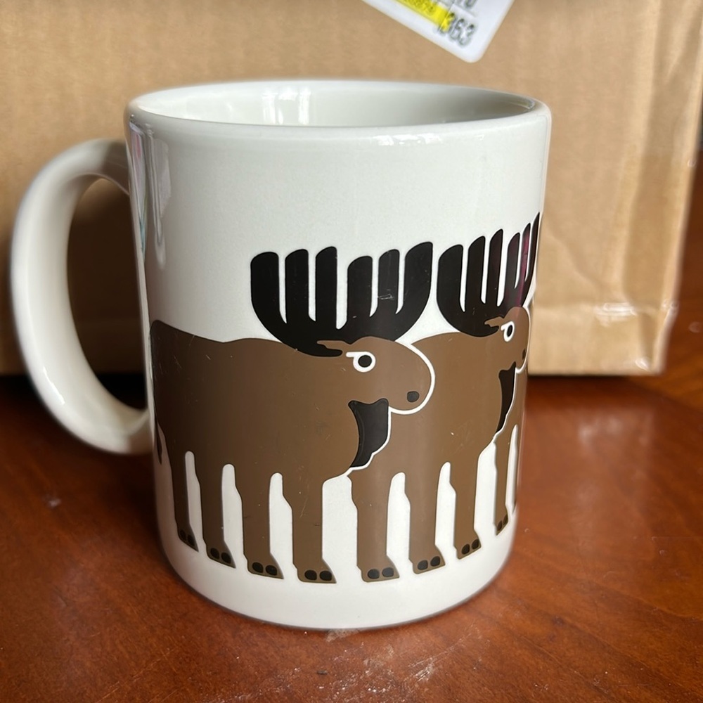 Vintage Taylor & Ng Moose Mug brown Made in USA